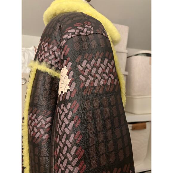 Coach Plaid Shearling Aviator - Picture 4 of 9